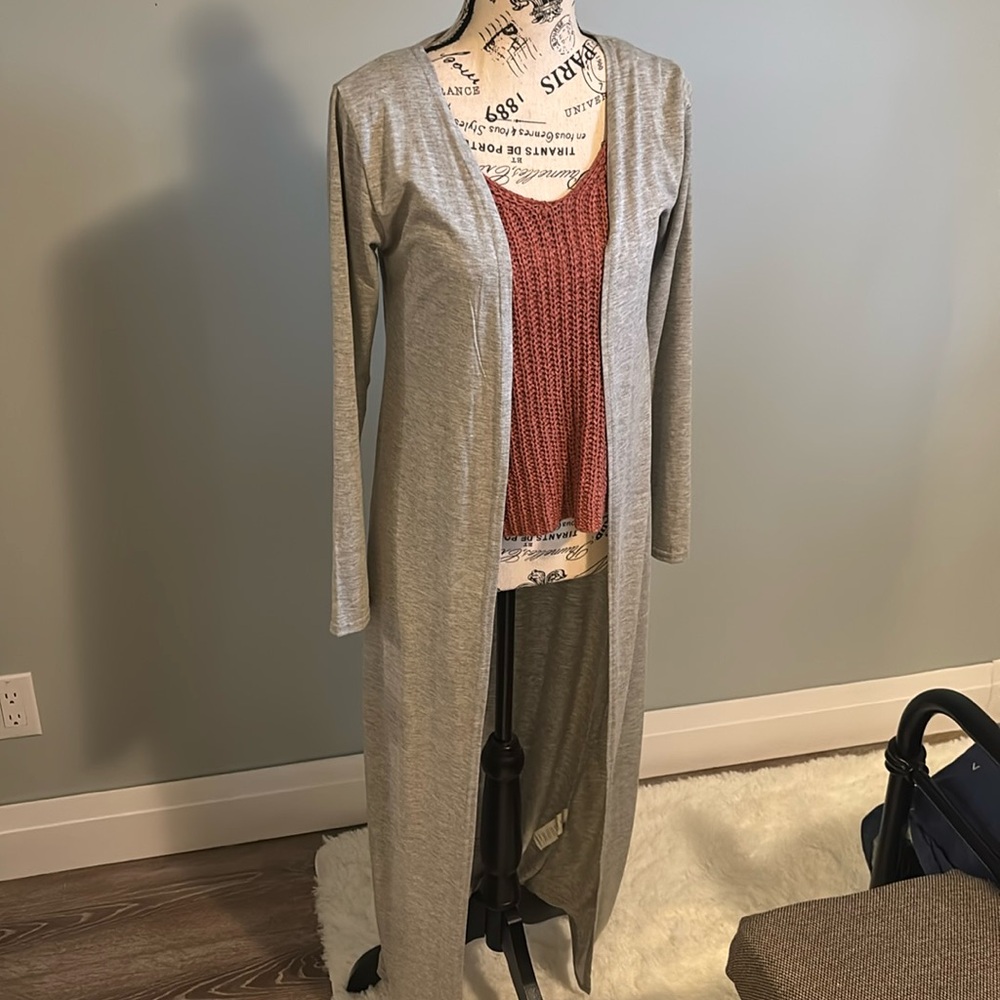 Boohoo long cardigan